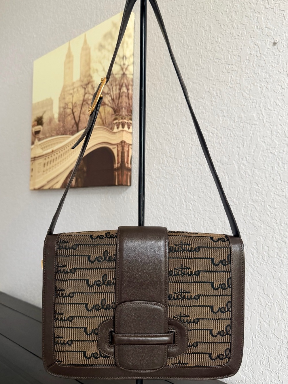 Valentino Les Tridons signature jacquard shoulder bag